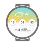 Logo of Material Watch Face android Application 